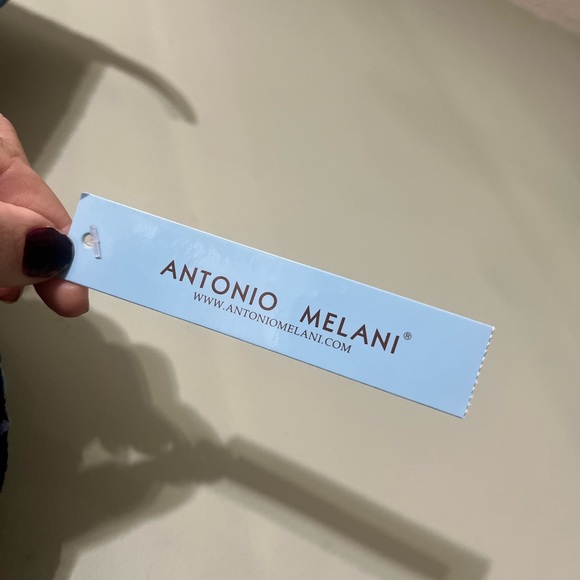 ANTONIO MELANI Blue and White Floral Dress - Picture 2 of 12